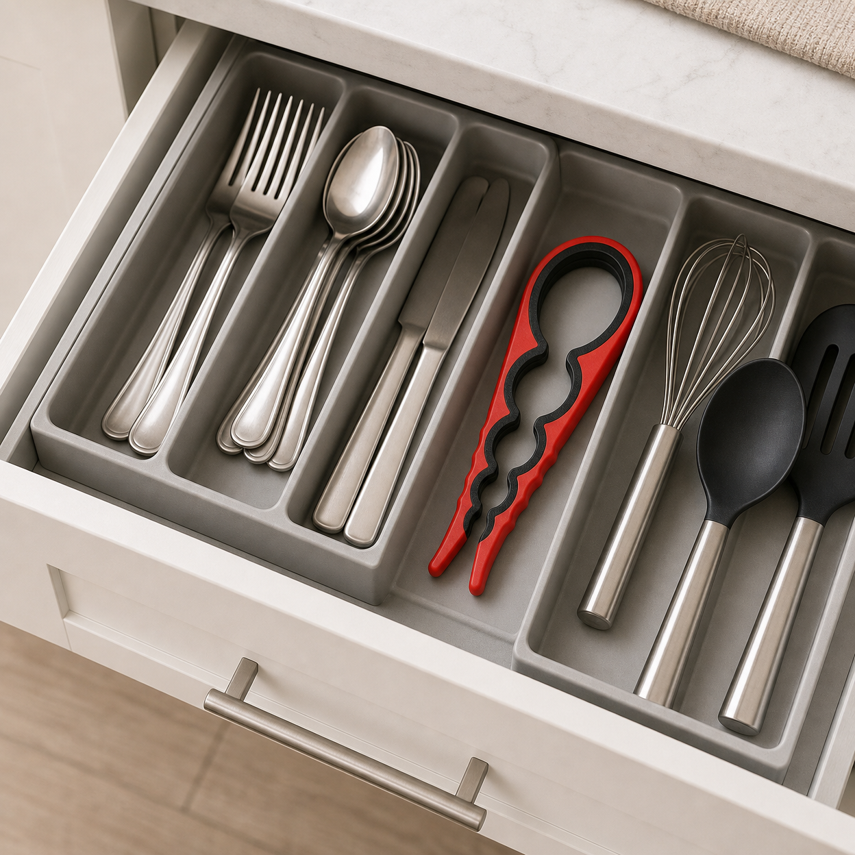 GripMaster Multi-Function Jar & Bottle Opener — Non-Slip Silicone Tool