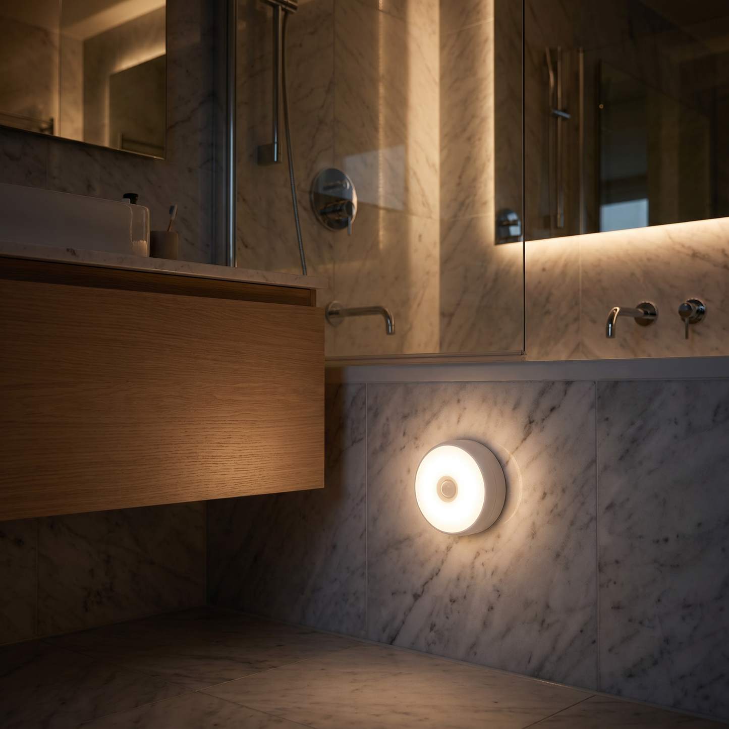 SenseGlow Motion Sensor Night Light — Wireless Auto LED Light
