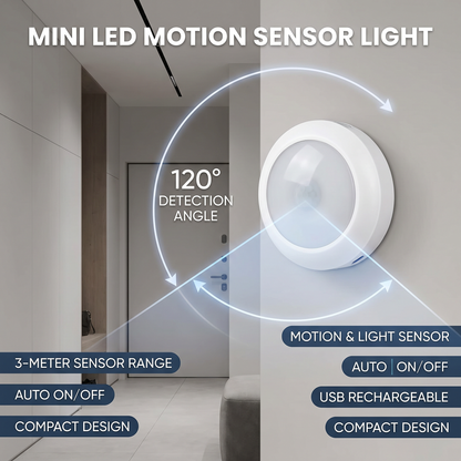 SenseGlow Motion Sensor Night Light — Wireless Auto LED Light