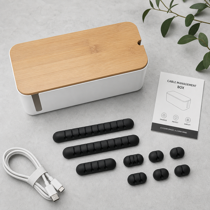 NeatNest Cable Management Box Set
