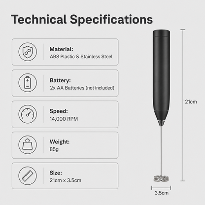 FoamCraft Electric Milk Frother