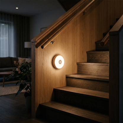 SenseGlow Motion Sensor Night Light — Wireless Auto LED Light