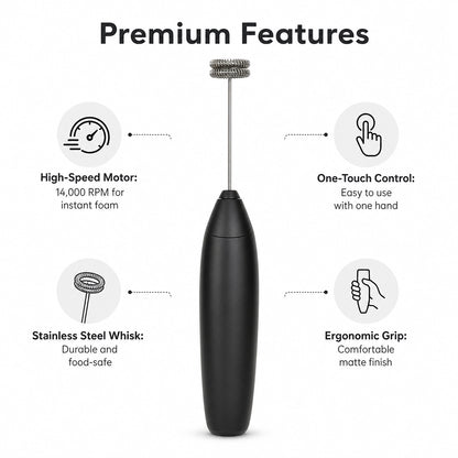 FoamCraft Electric Milk Frother